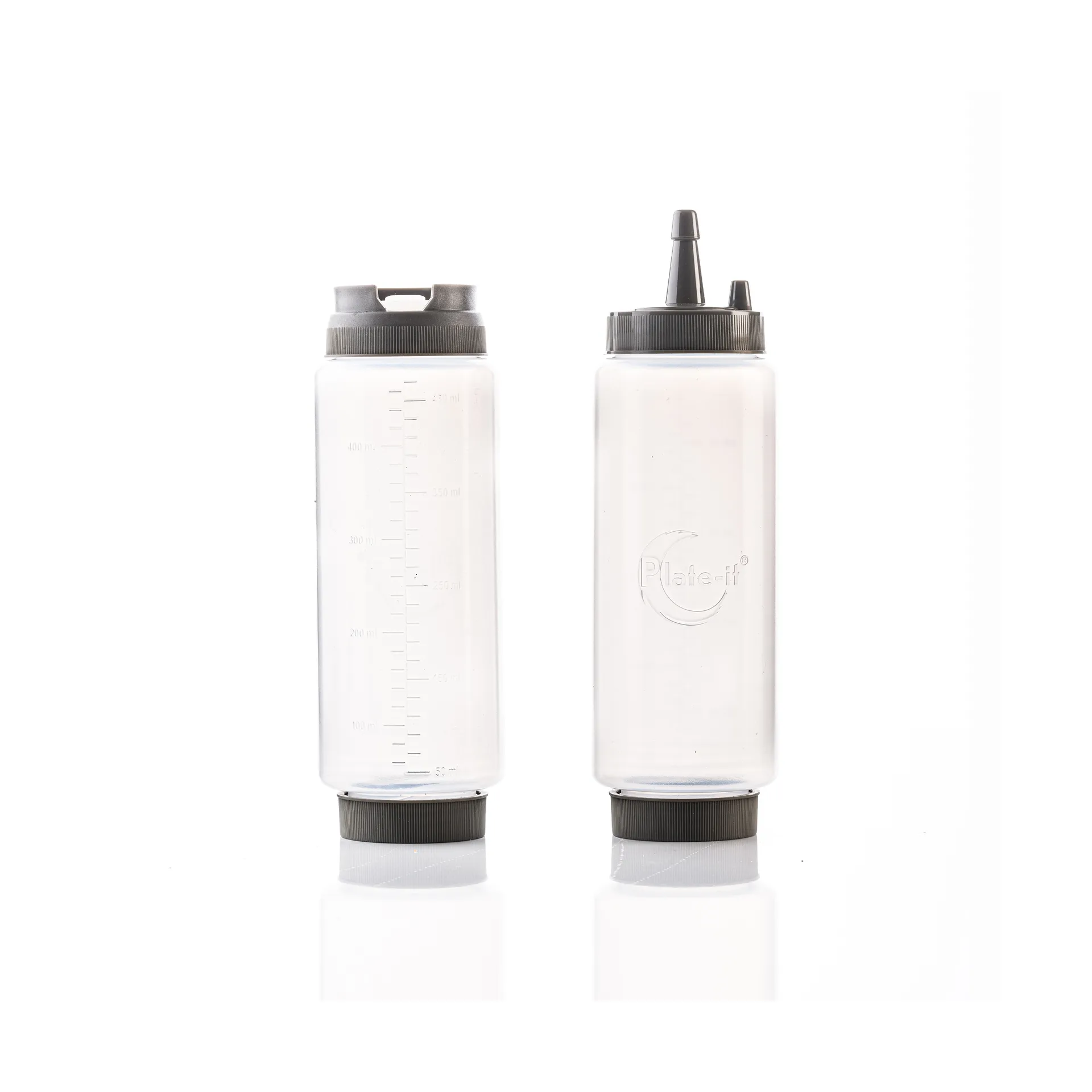 Flacon souple pour garniture Plate-it 22 cm, lot de 2, Blanc-gris Plate It