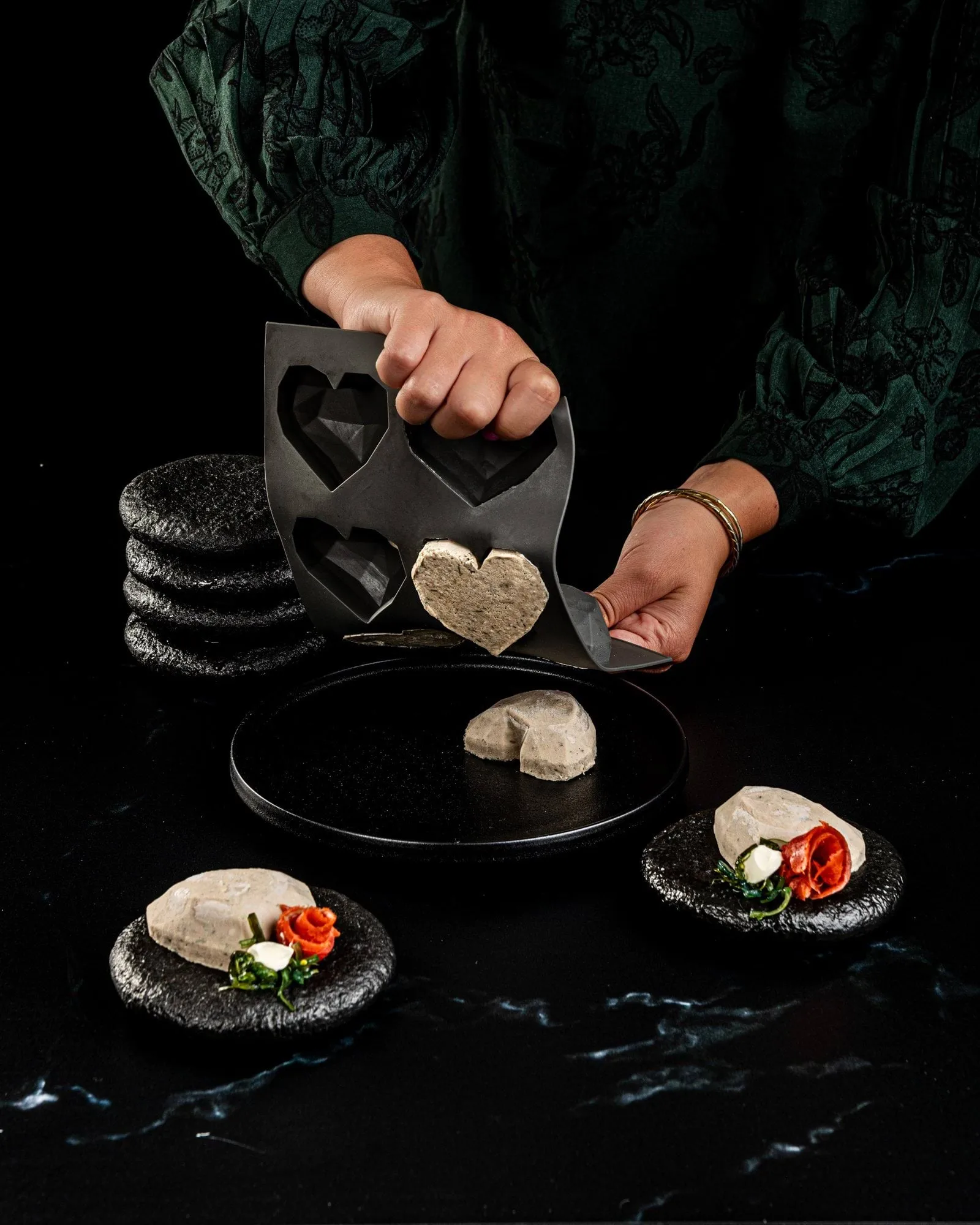 Plate-it moules, Love At First Bite, silicone, 3 pièces Plate It