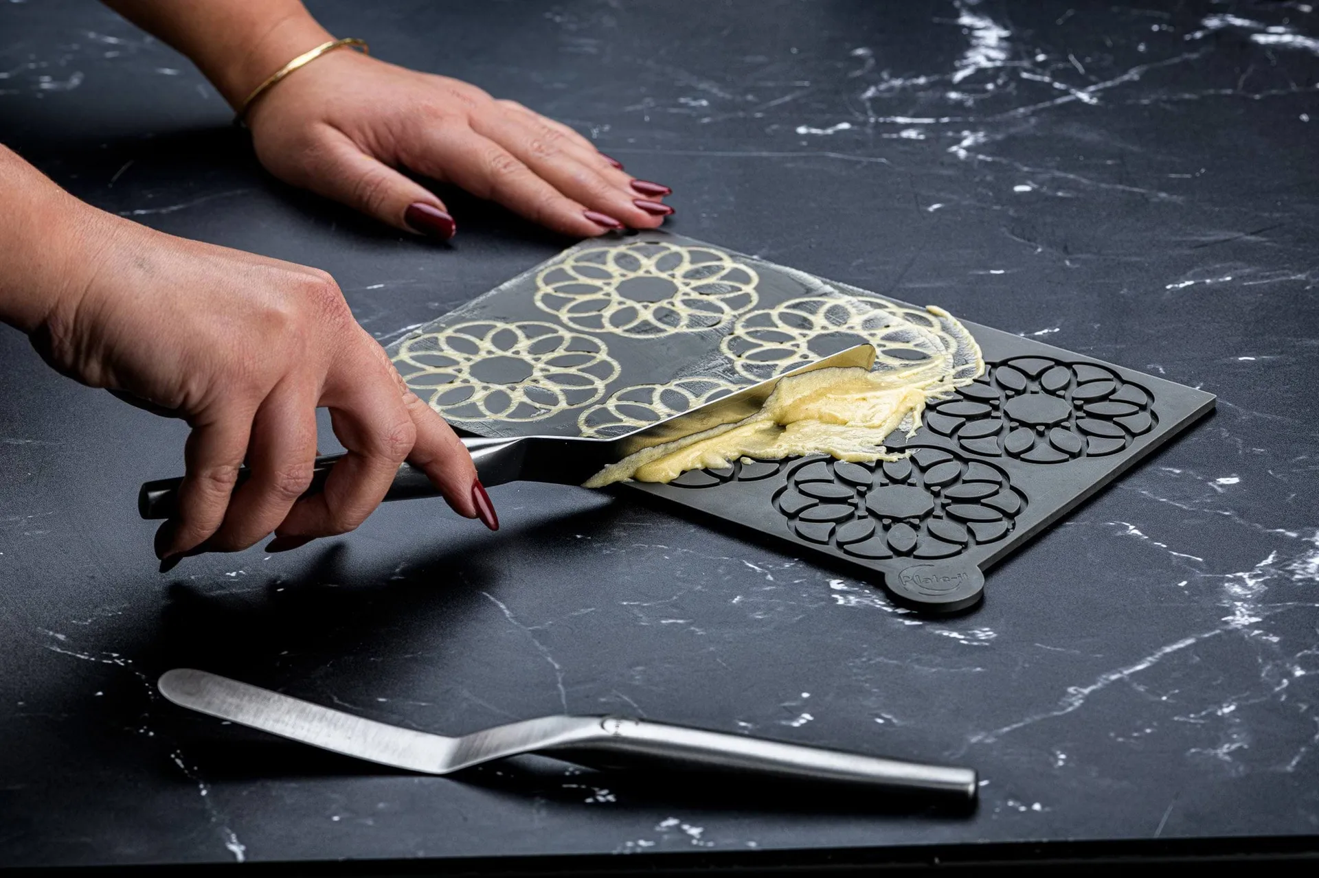 Plate-it spatule, Acier inoxydable, 3 pièces Plate It