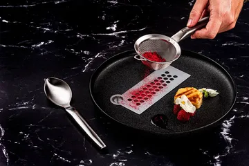 Plate-it tamis de décoration - Acier inoxydable - Plate It
