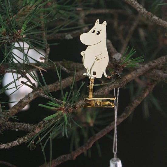Attache Mumin doré, Mumin Pluto Design