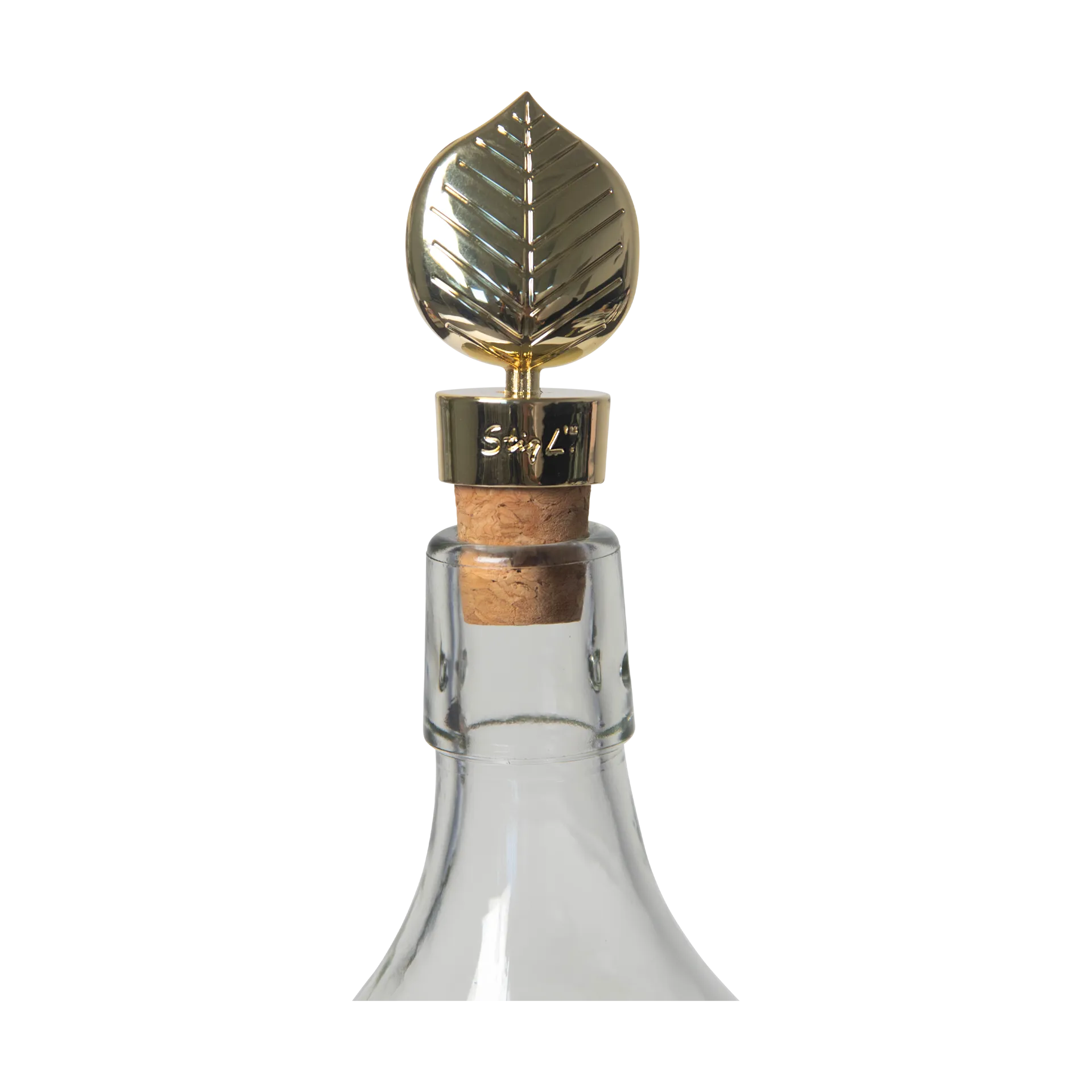 Bouchon de bouteille Stig L Berså, Or Pluto Design