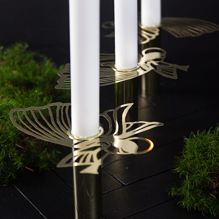 Bougeoir ange volant, Doré Pluto Design