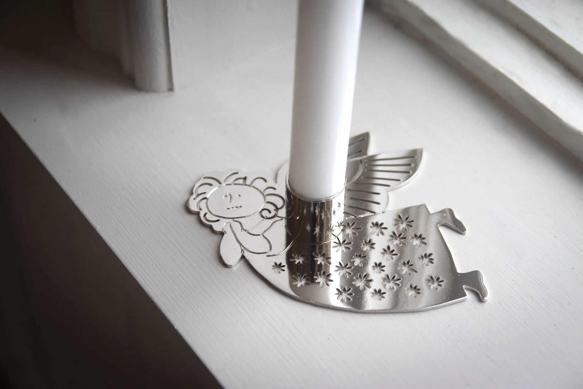 Bougeoir Hanna Lisa Larson, Argent Pluto Design