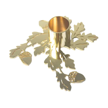 Bougeoir Oak - Or - Pluto Design