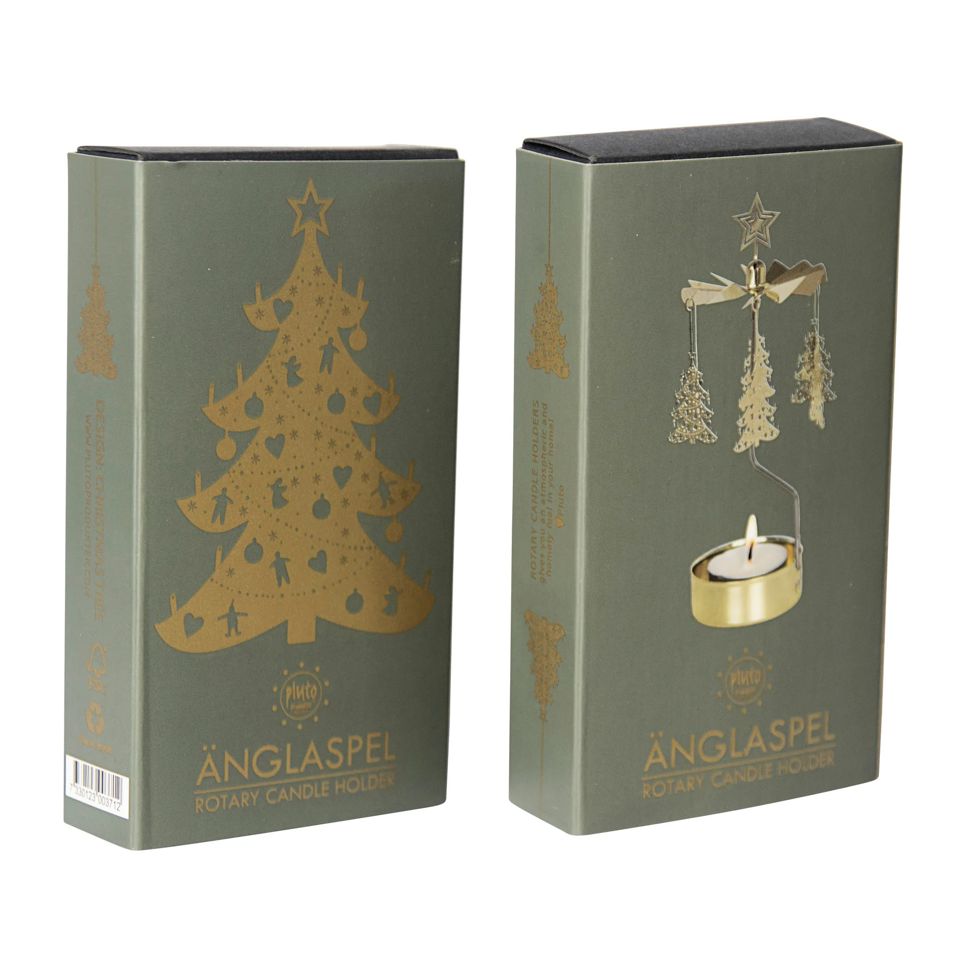 Bougeoir rotatif, Sapin de Noël Pluto Design