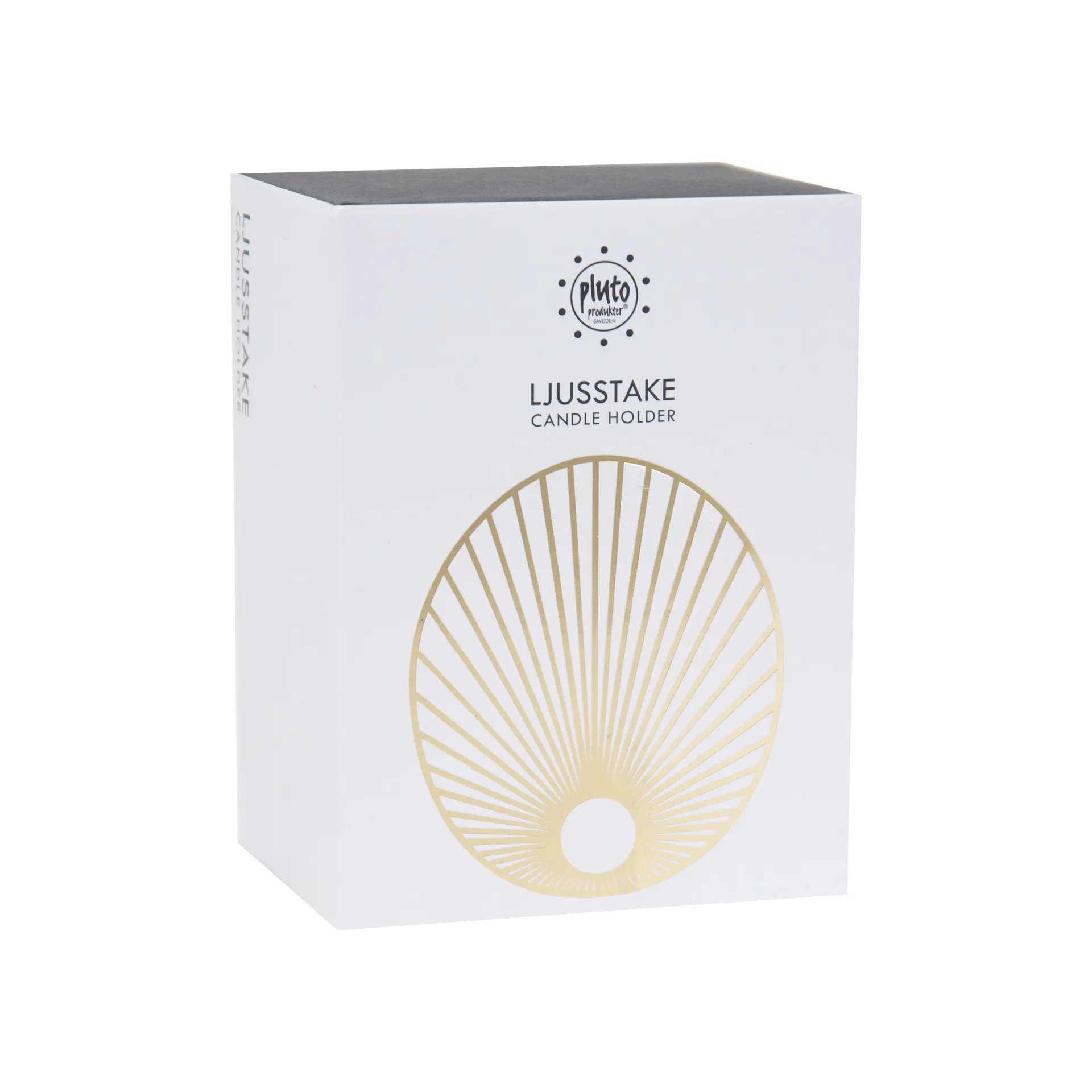 Bougeoir Sun grand 9 cm, Doré Pluto Design