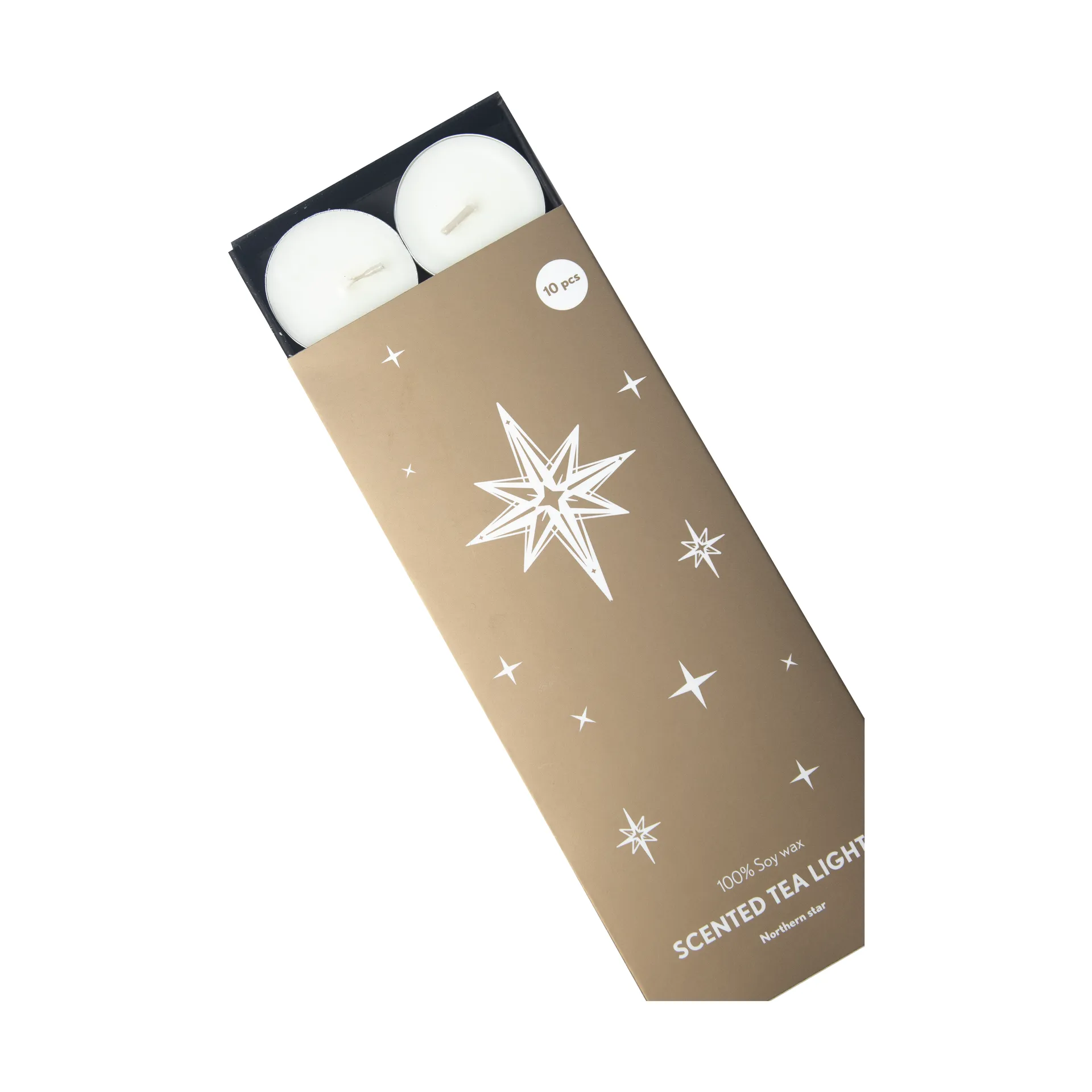 Bougie parfumée Northern Star, Blanc Pluto Design