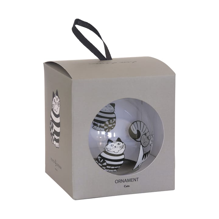 Boule de sapin chats Lisa Larson, White-black Pluto Design