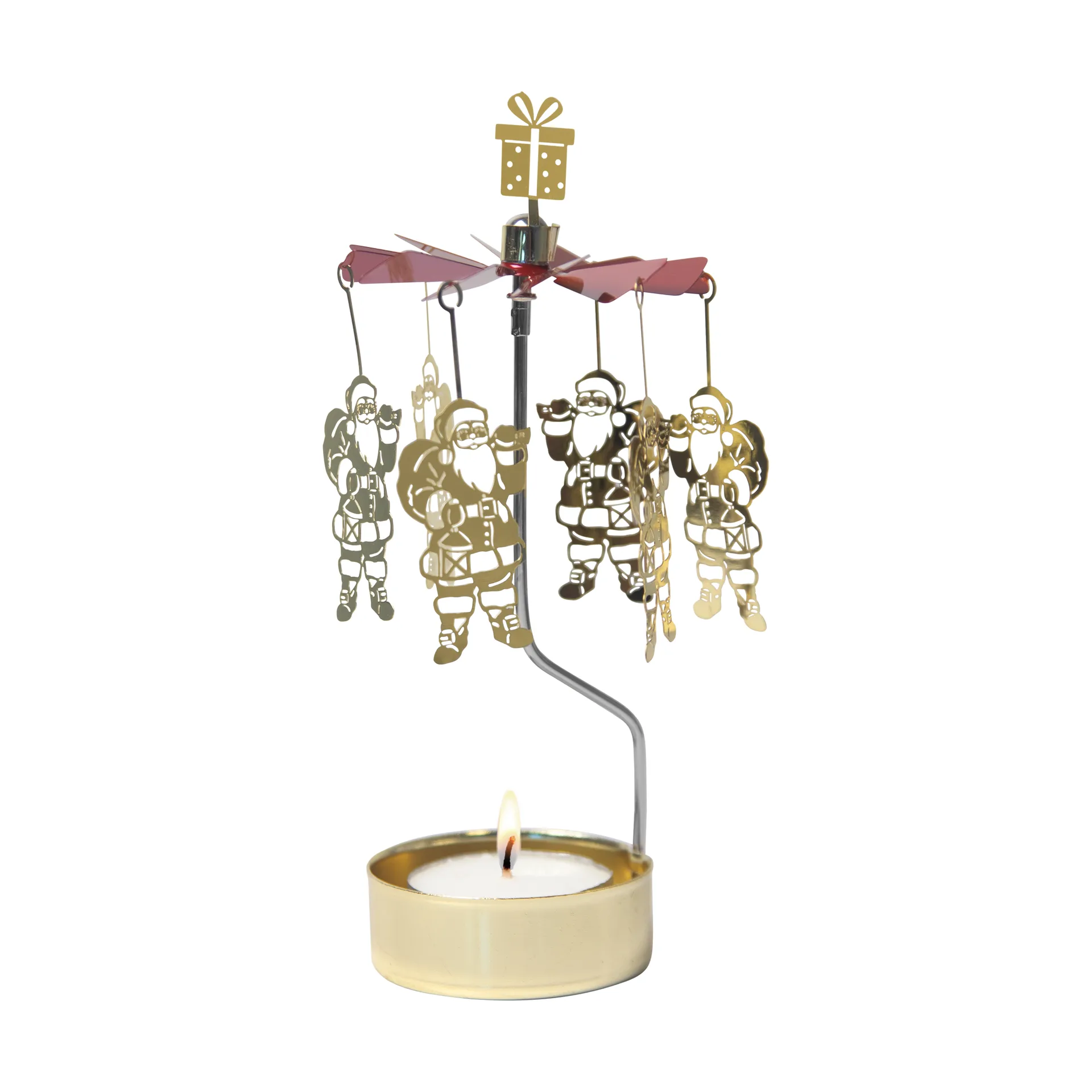 Carillon d'anges From Santa, Or-toupie rouge Pluto Design