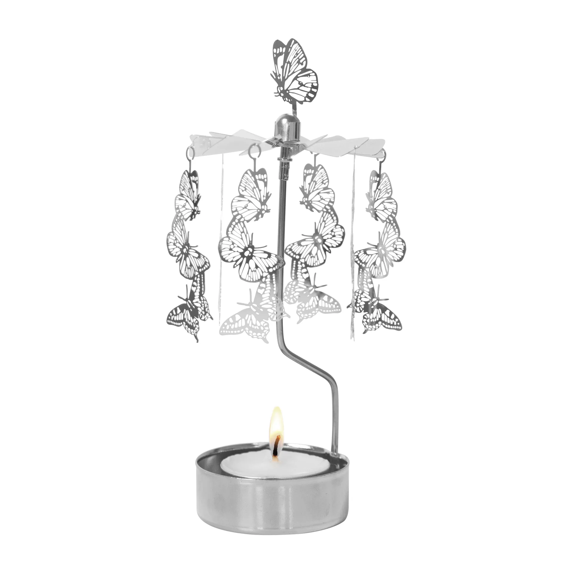 Carillon d'anges papillons, Argent Pluto Design