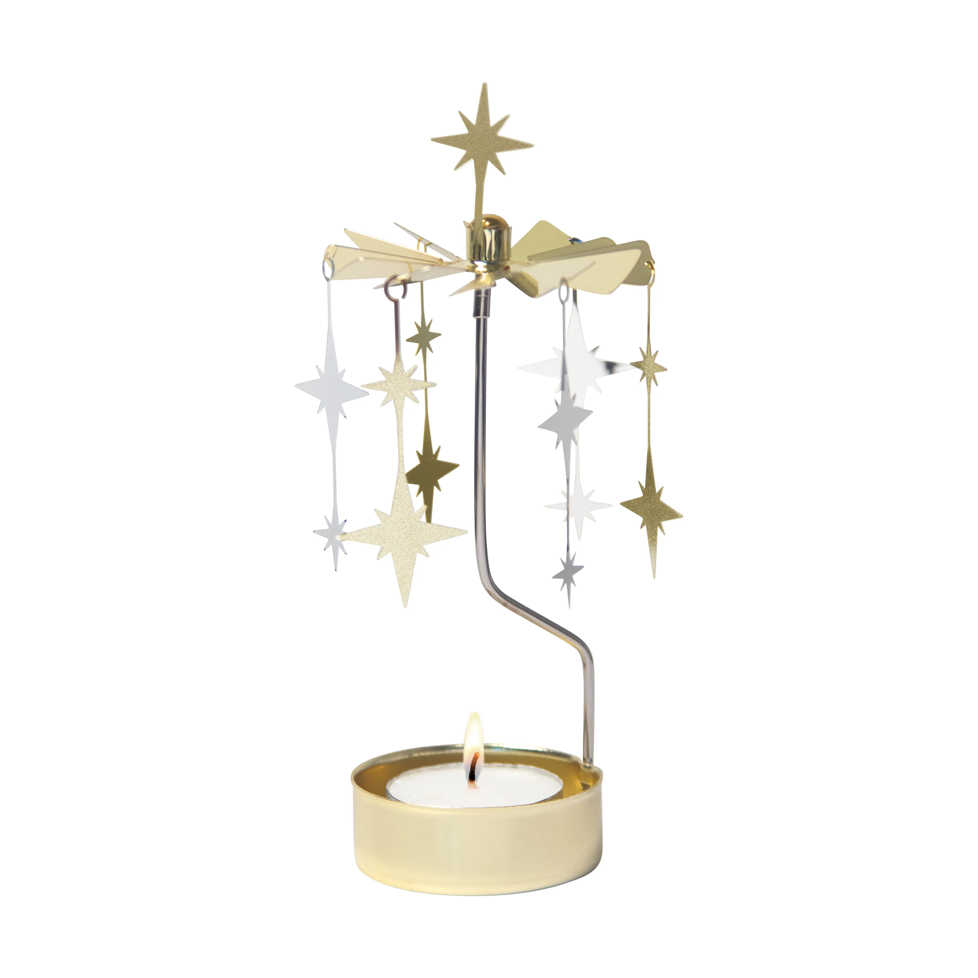 Carillon Des Anges Suédois - Décoration Noël Traditionnelle - 23 Cm - Avec 4 Bougies