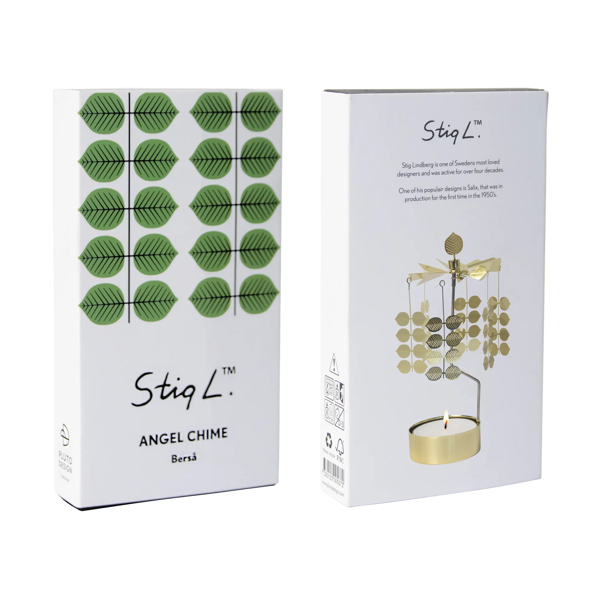 Carillon d'anges Stig L Berså medium, Or Pluto Design