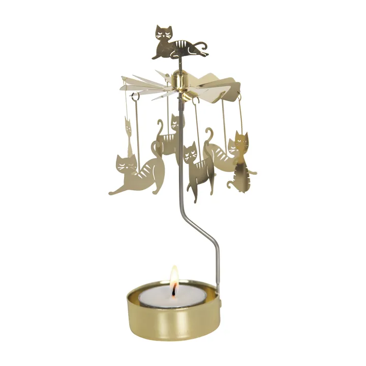 Carillon Famille des chats - Doré - Pluto Design