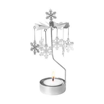 Carrousel à bougies Let it snow - Argent - Pluto Design