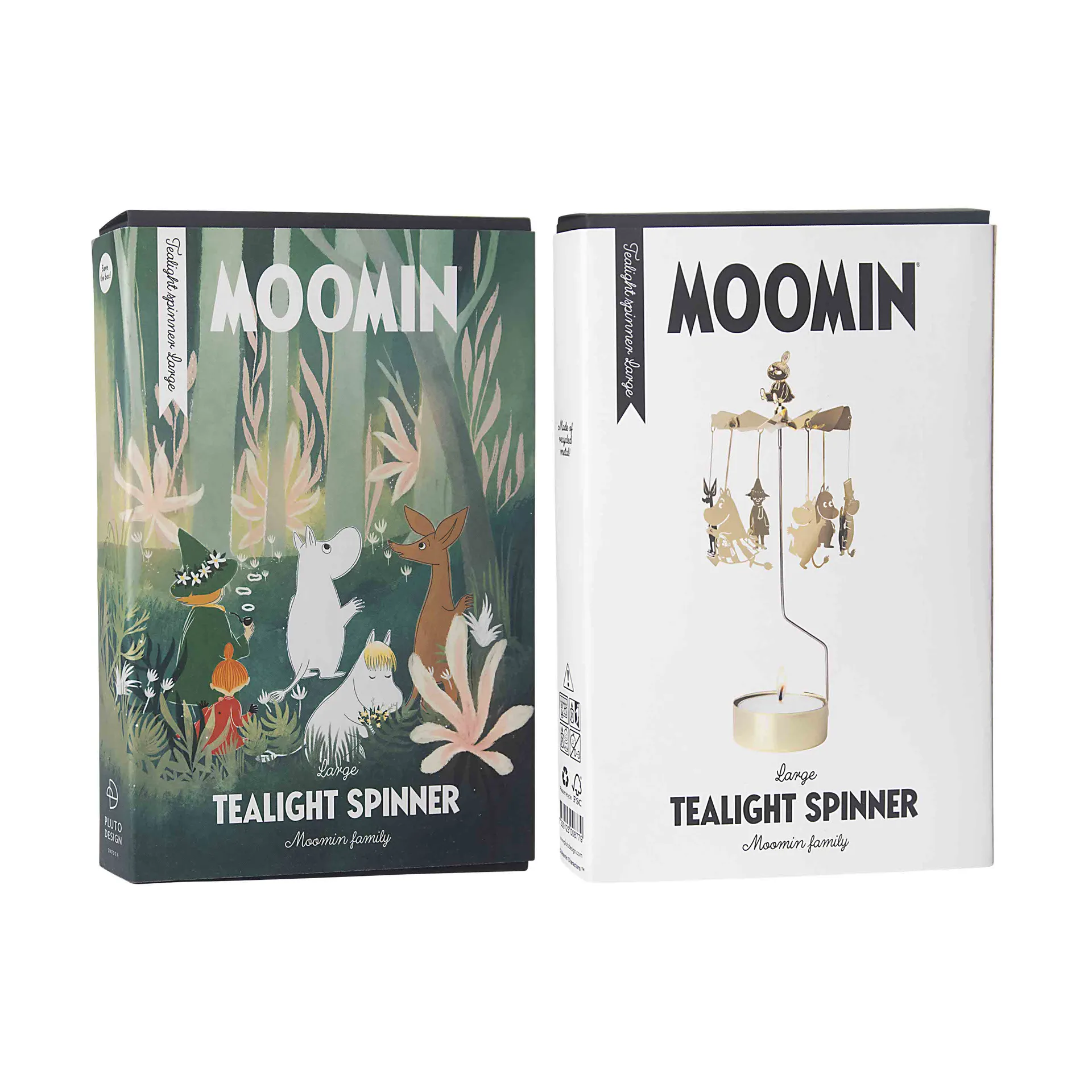 Carrousel à bougies Moomin familj XL, Or
 Pluto Design
