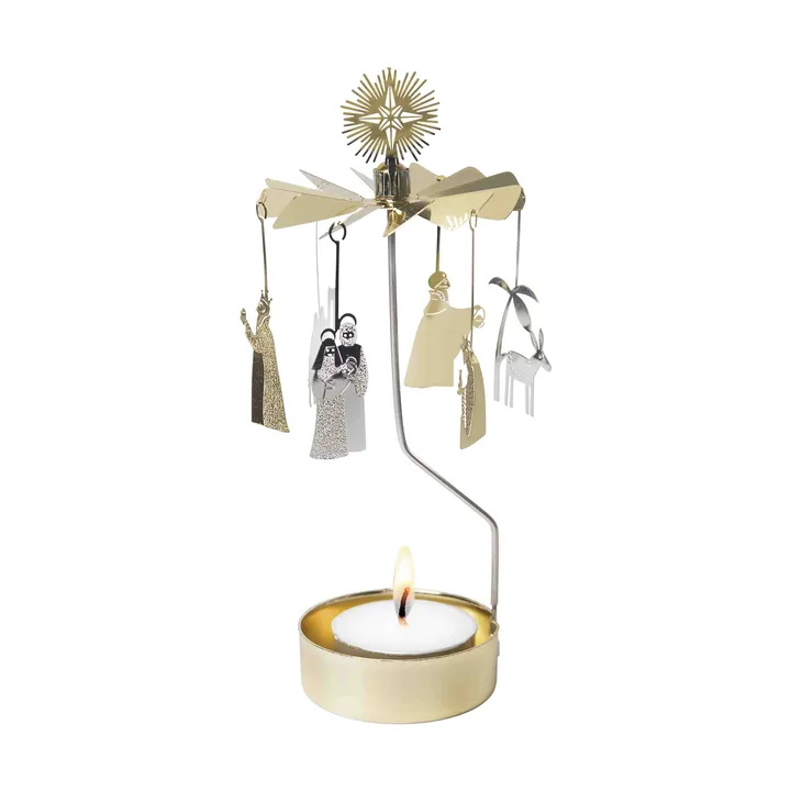 Carrousel à bougies Star of Bethlehem - Or
 - Pluto Design