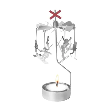 Carrousel à bougies Up north - Argent - Pluto Design