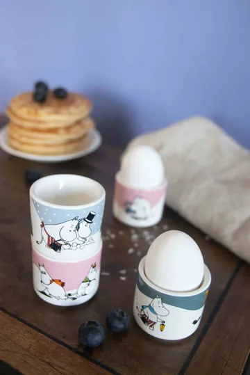 Coquetier Mumin 4 pièces - Moomin hiver - Pluto Design