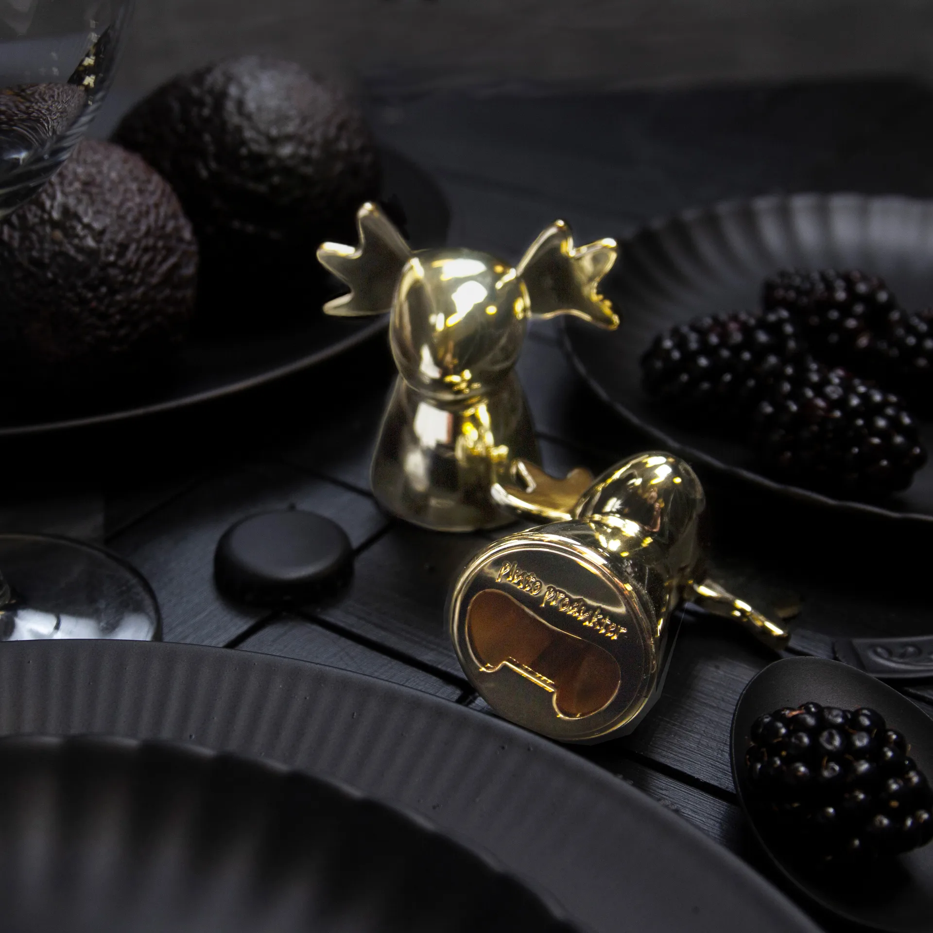 Décapsuleur élan, Doré Pluto Design