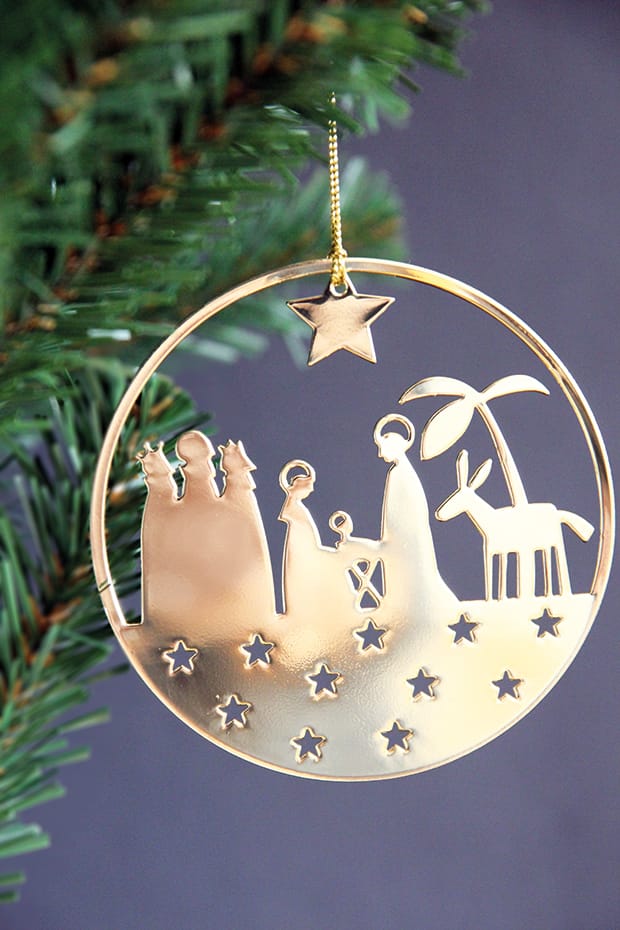 Décoration de Noël en métal Pluto, argenté Pluto Design