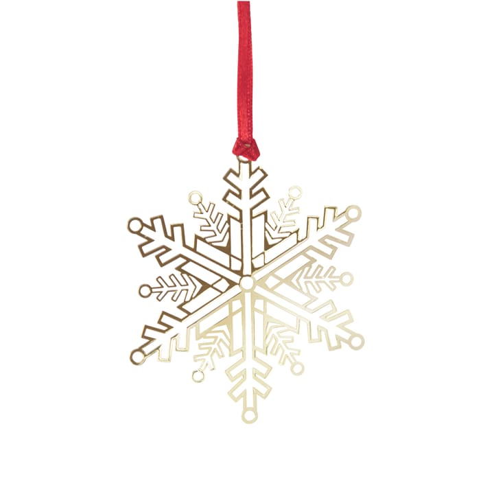Décoration de Noël en métal Pluto - Étoile de neige, doré - Pluto Design