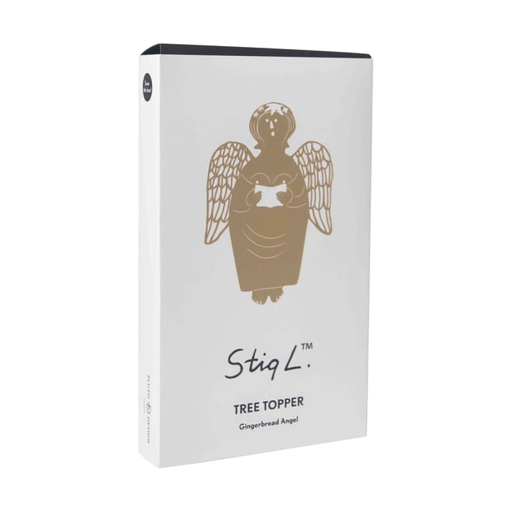 Décoration de sapin Stig L Gingerbread Angel , Laiton Pluto Design