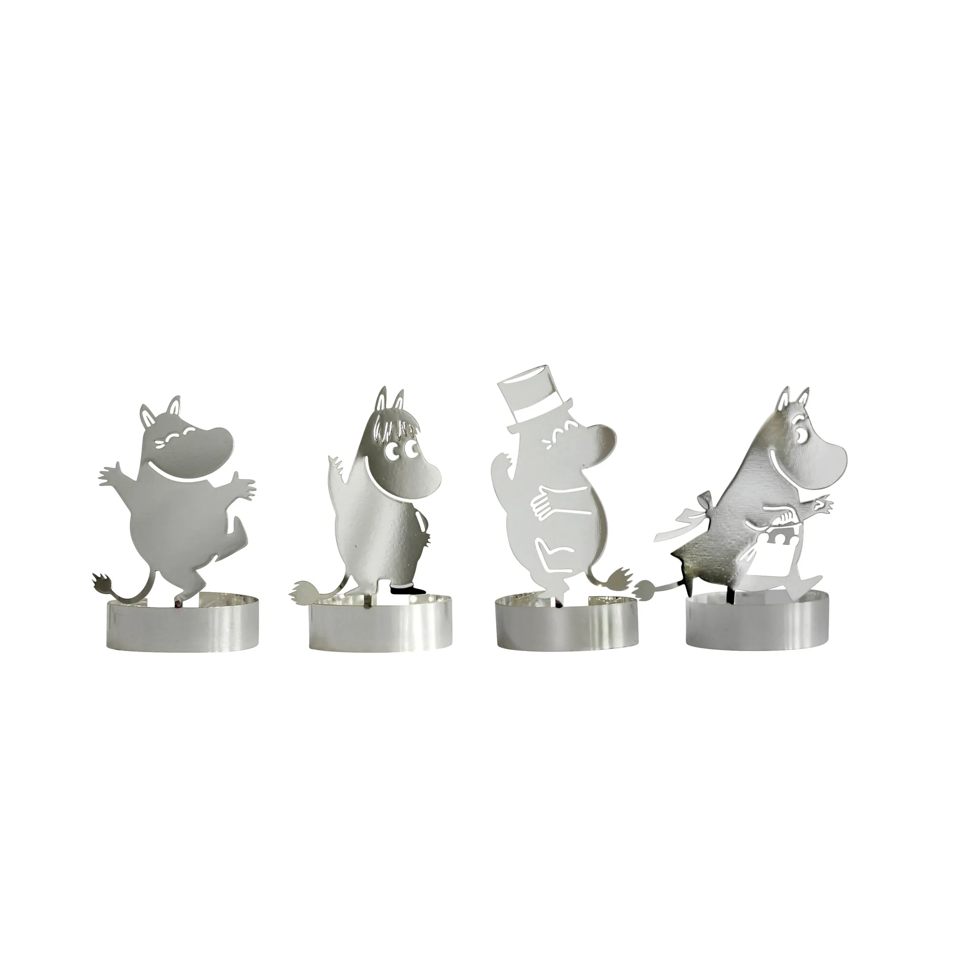 Décoration Moomin pour bougie, argent Pluto Design