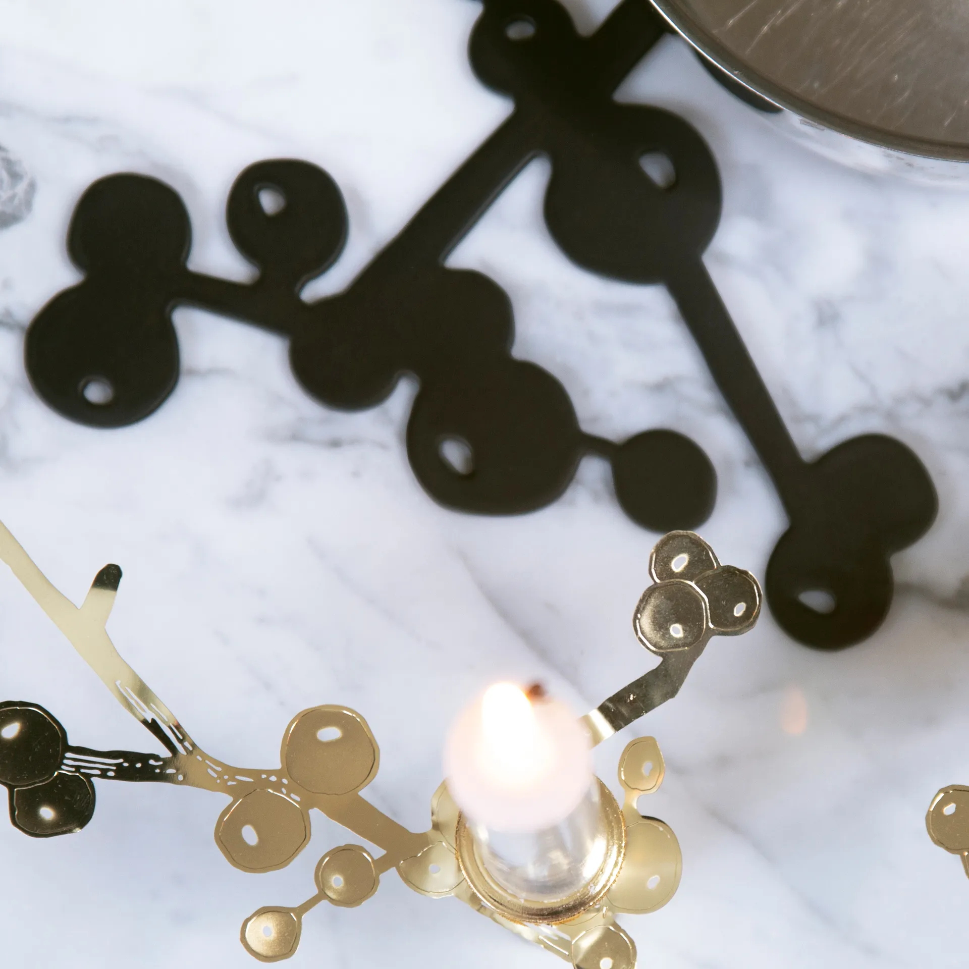 Dessous de plat Berry, Noir Pluto Design