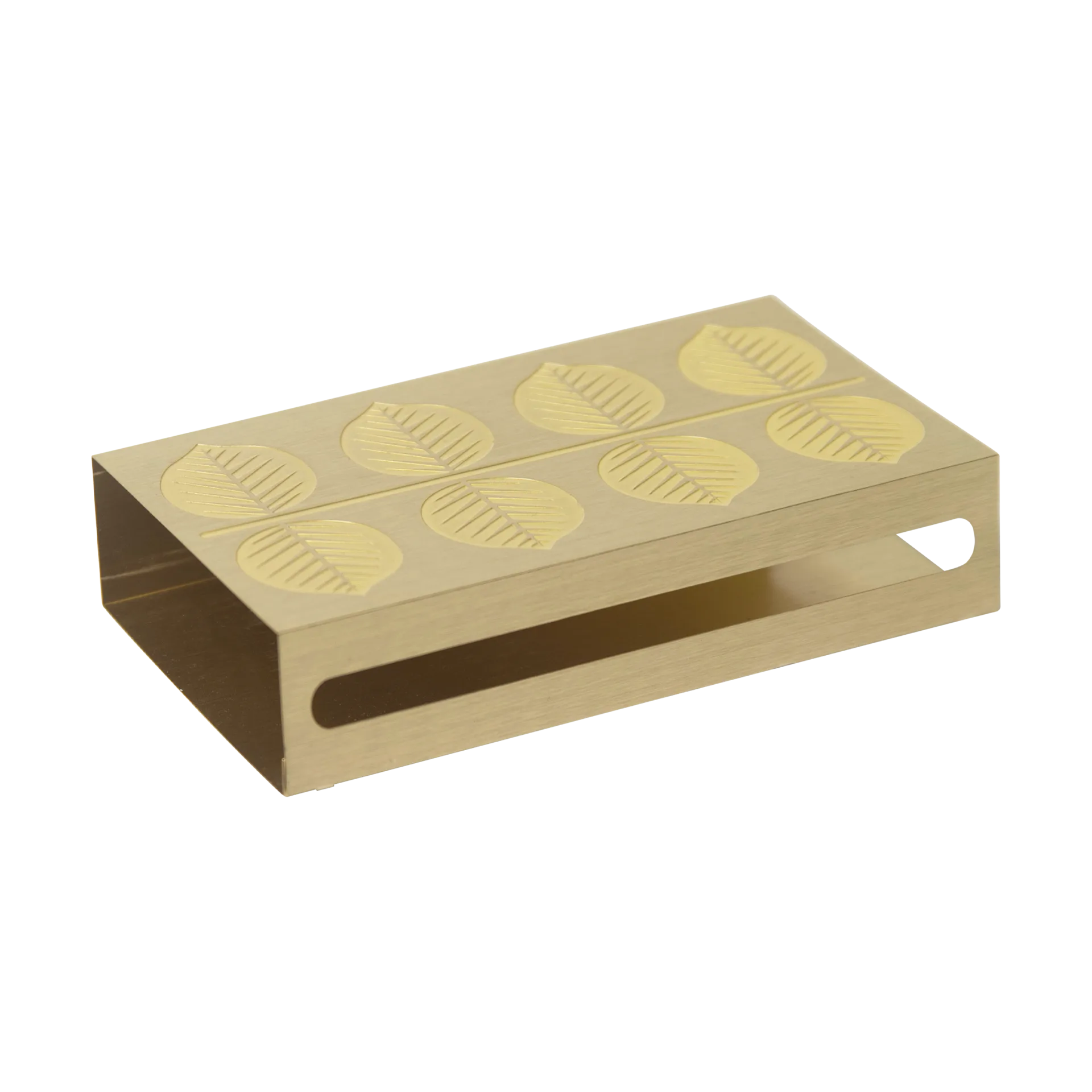 Étui à cure-dents Stig L Berså 6,8x12 cm, Or Pluto Design