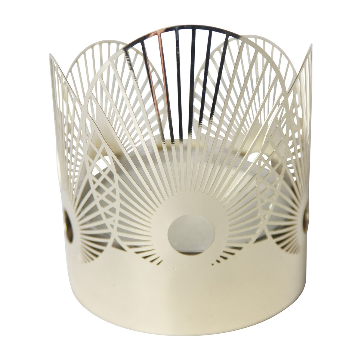 Pluto Design Lanterne Sun moyenne o6,5 cm Or | Design Scandinave | Photophores | Doré