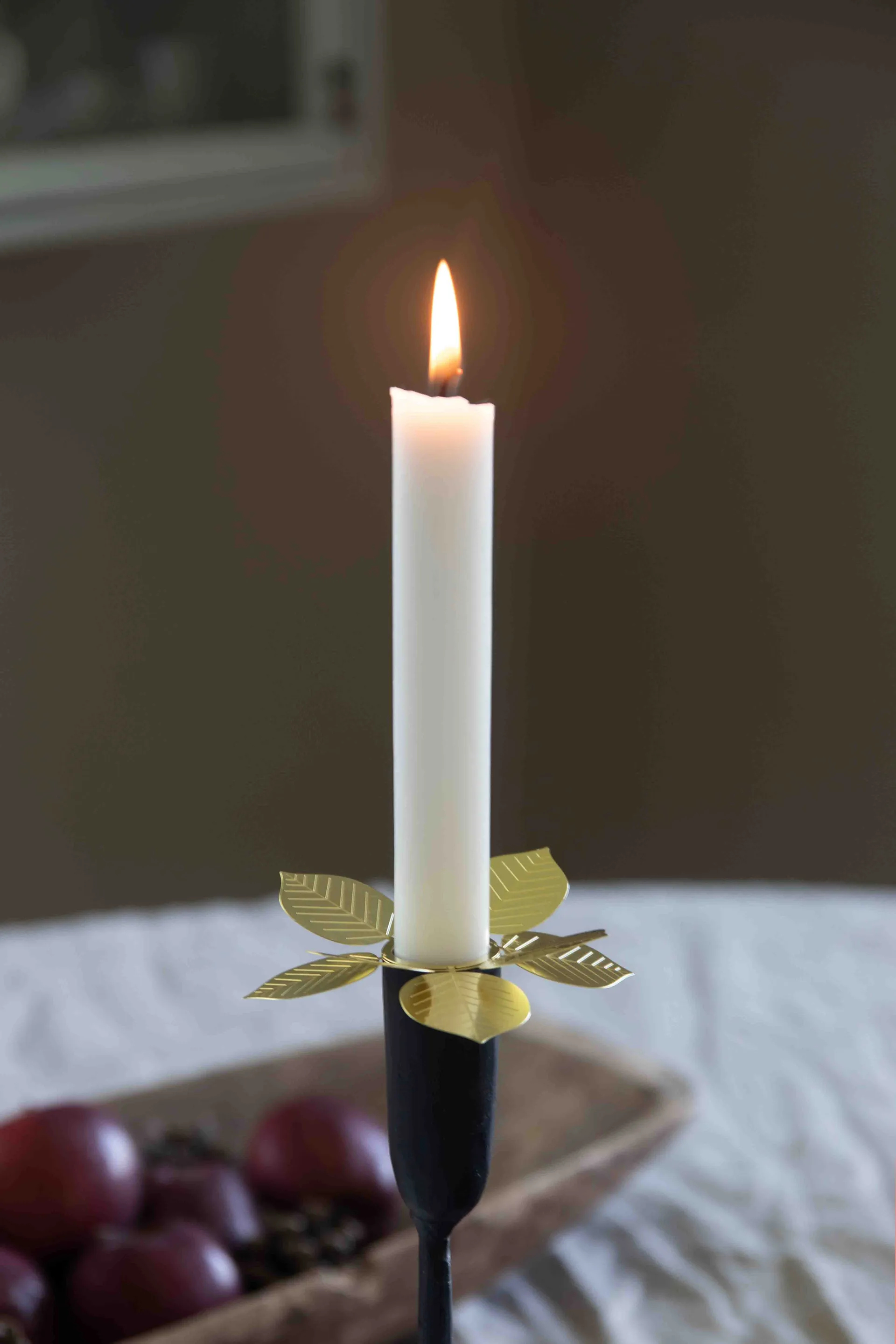Manchette pour bougie Berså Ø9,5 cm, Laiton Pluto Design