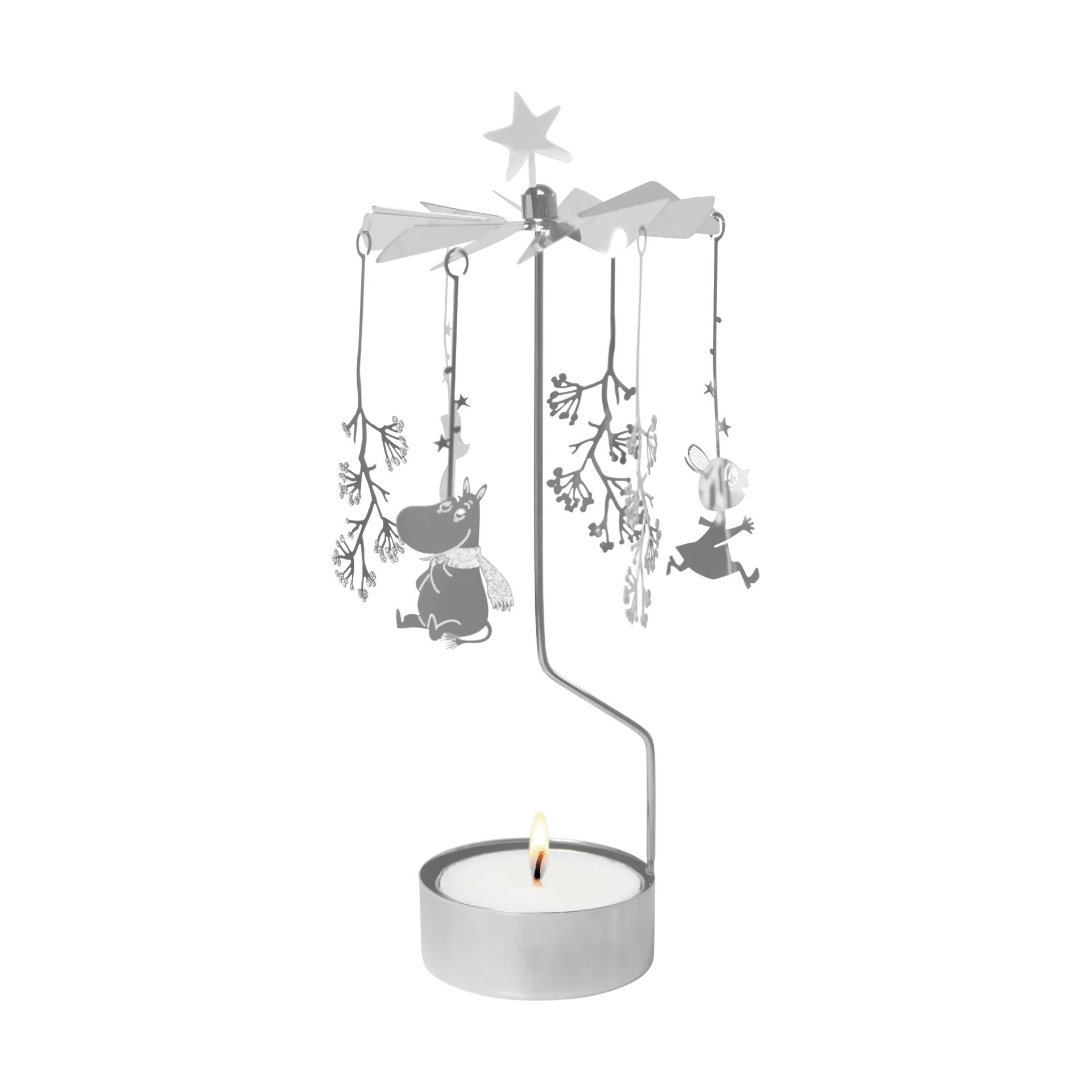 Mobile ange XL Moomin, First snow, silver Pluto Design