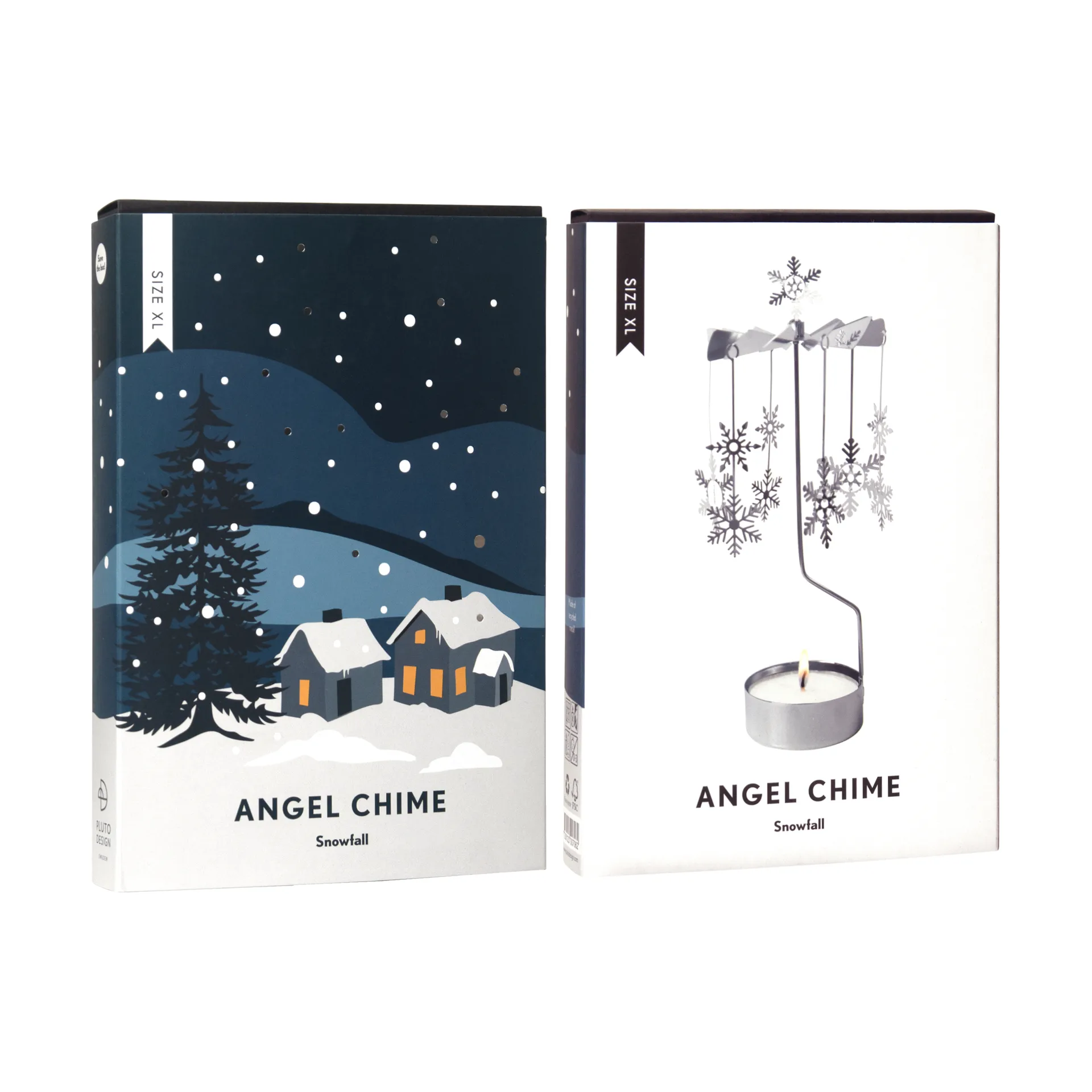 Mobile ange XL Snowfall, Argent Pluto Design