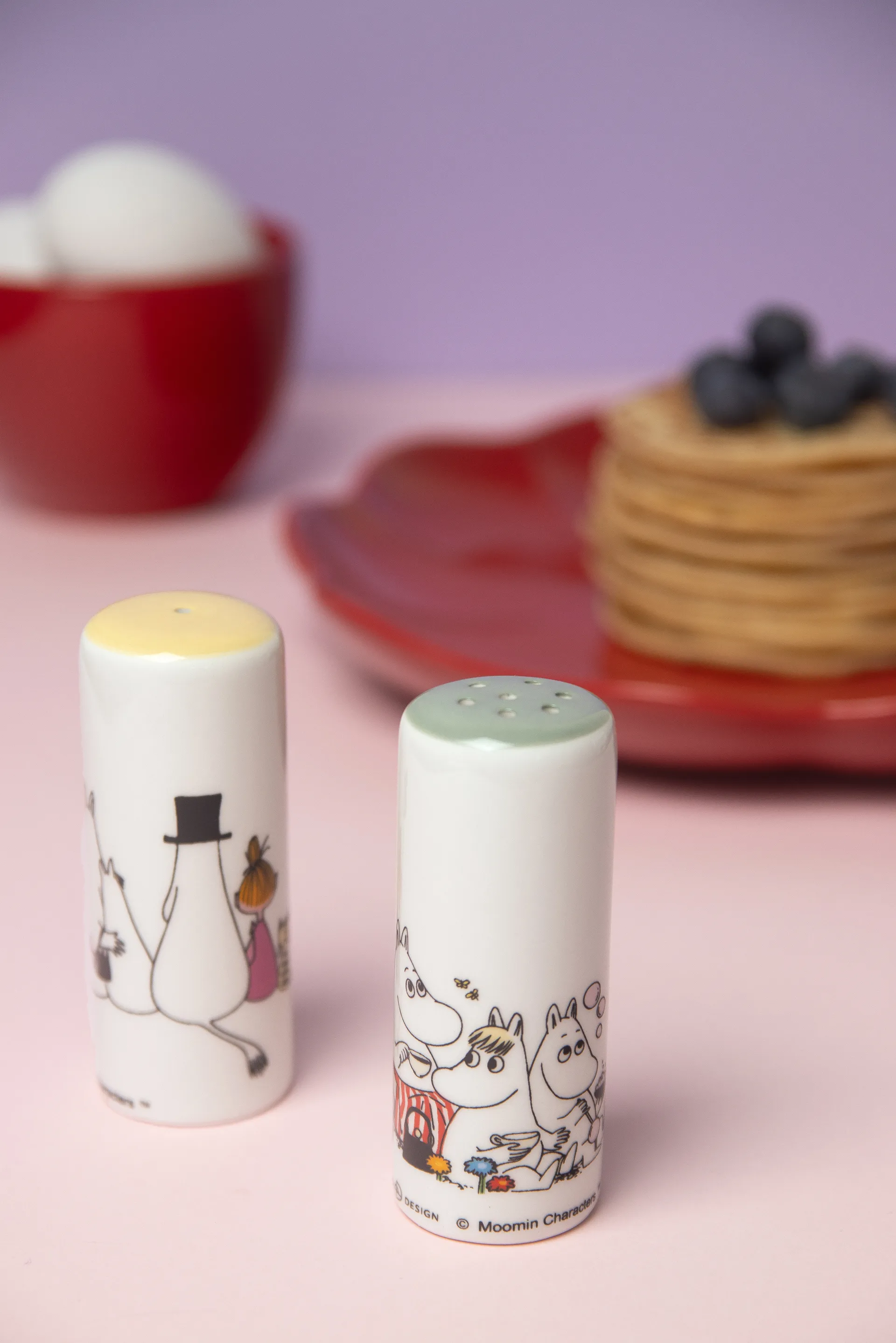 Moomin love salière et poivrière, Blanc-multi Pluto Design