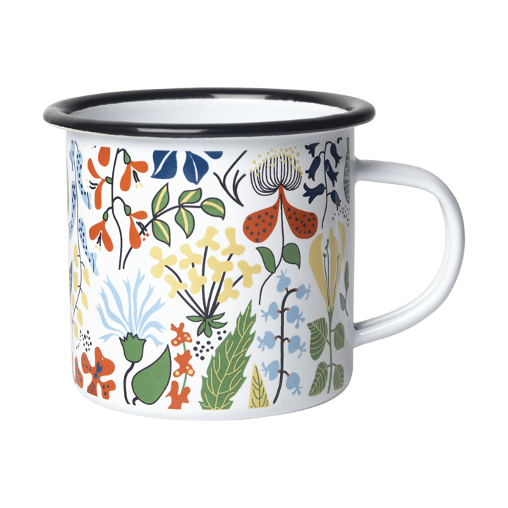 Mug en émail Herbarium - Vit-multi - Pluto Design