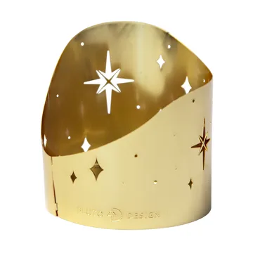 Porte-bougie Northern Star Ø6,5 cm - Métal plaqué or - Pluto Design