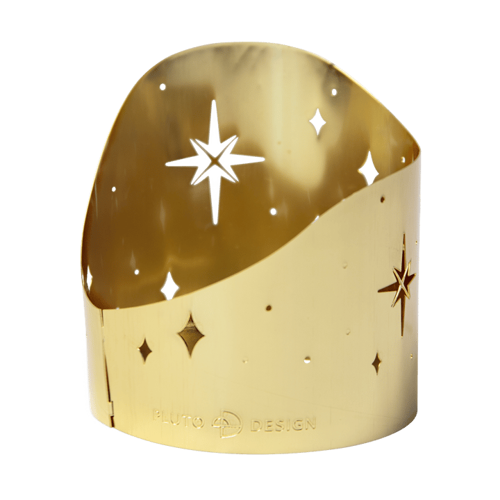 Porte-bougie Northern Star Ø6,5 cm - Métal plaqué or - Pluto Design
