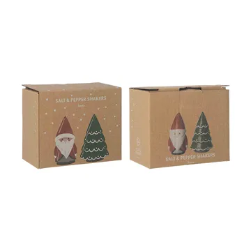 Salière et poivrière Santa - Tomte, sapin - Pluto Design