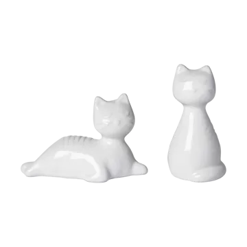 Salière & poivrier Chat - Blanc - Pluto Design