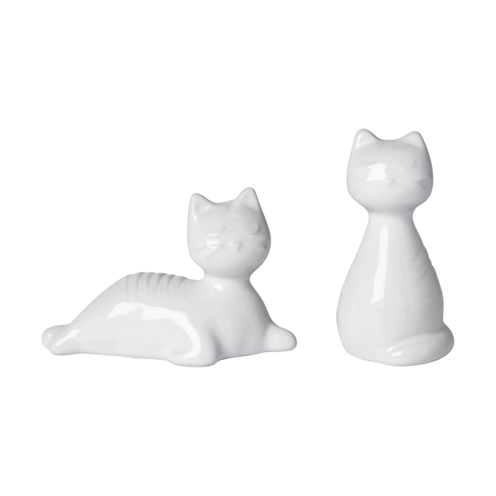 Salière & poivrier Chat - Blanc - Pluto Design