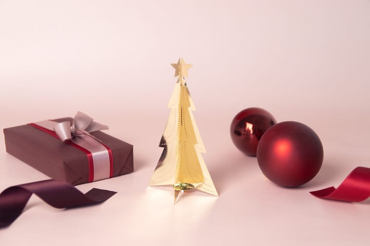 Sapin de table petit 12 cm, Or Pluto Design