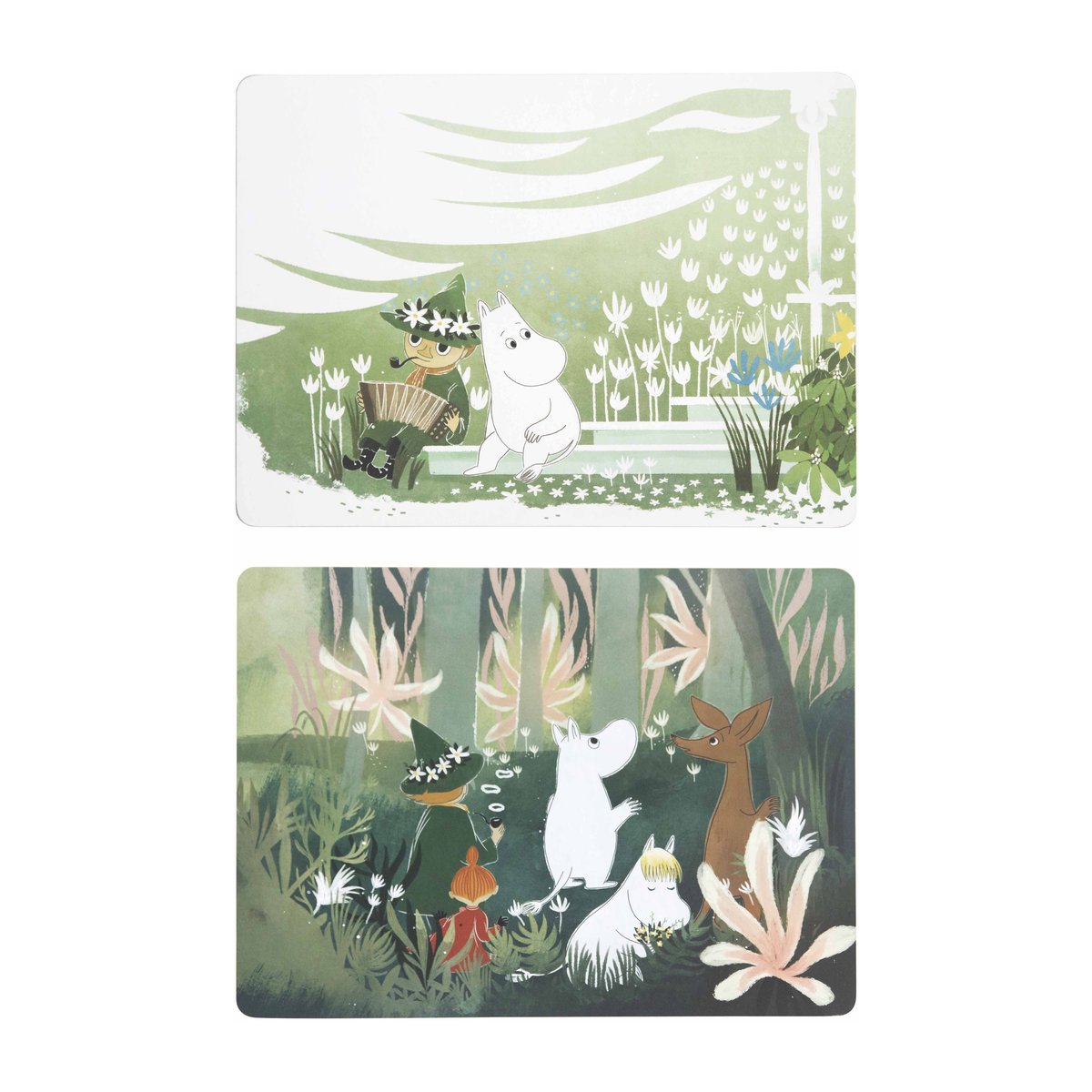 Pluto Design Sets de table Moomin, lot de 2 Multicolore
