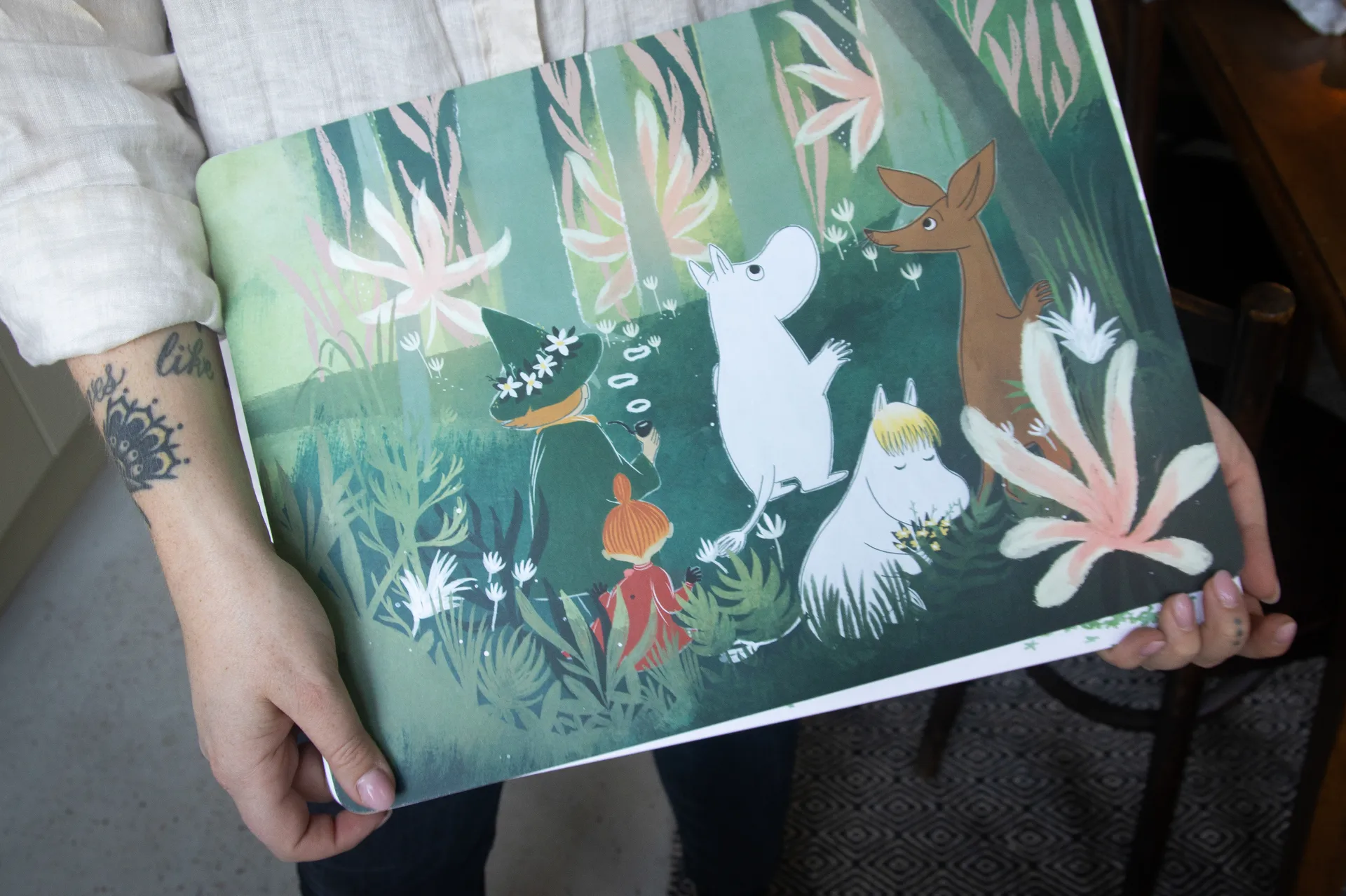 Sets de table Moomin, lot de 2, Multicolore Pluto Design