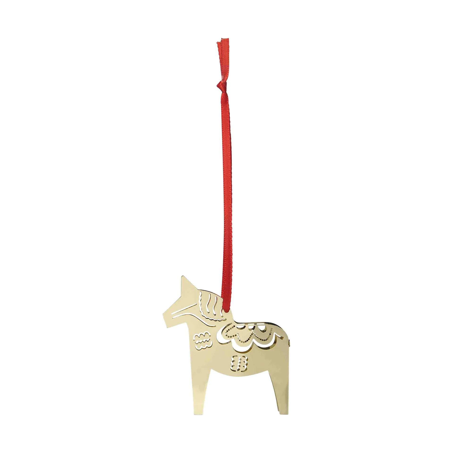 Suspension de Noël 3D Christmas horse, Or
 Pluto Design