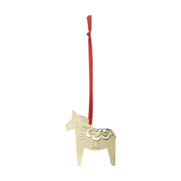 Suspension de Noël 3D Christmas horse - Or
 - Pluto Design