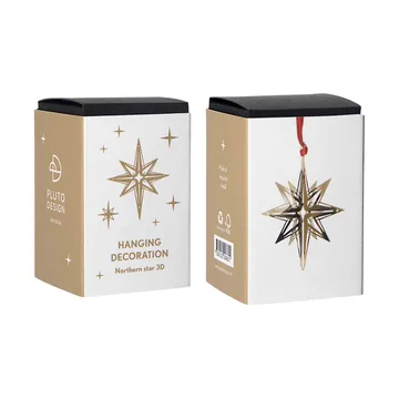 Suspension de Noël 3D Northern star - Or
 - Pluto Design