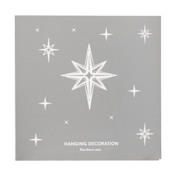Suspension de Noël Northern Star L - Argent - Pluto Design