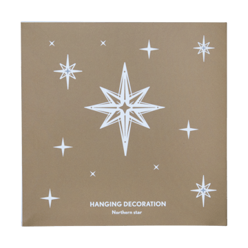 Suspension de Noël Northern Star L - Or - Pluto Design