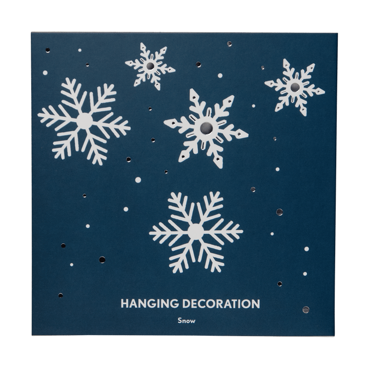 Suspension de Noël Snow, Argent Pluto Design